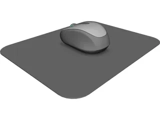 Wireless Mouse 3500 3D Model