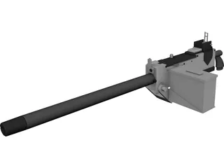 Browning M1919 3D Model