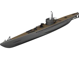 U-Boat Generic 3D Model