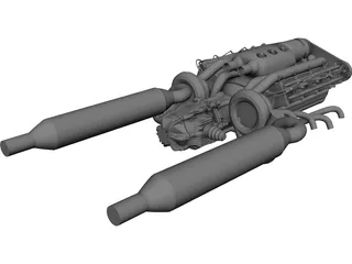 Engine 3D Model