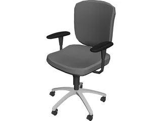 Chair Tria Secretary 3D Model