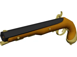 Pistol Dueling 3D Model