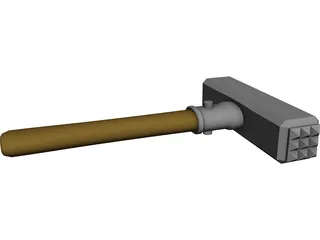 Masonry Hammer 3D Model