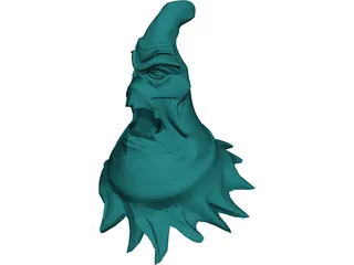 Ghost Head 3D Model