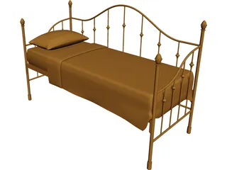 Bed Iron 3D Model