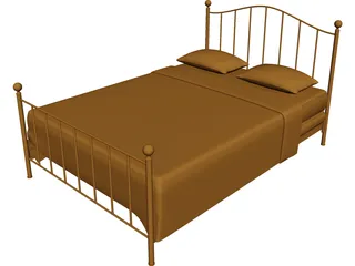 Bed Iron 3D Model