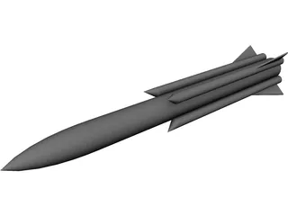 Missile AS17 Krypton 3D Model