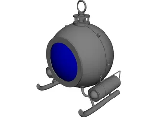 Bathyscaphe 3D Model