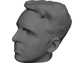 Head Male 3D Model