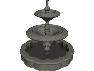 Fountain  3D Model