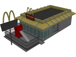 McDonalds 3D Model