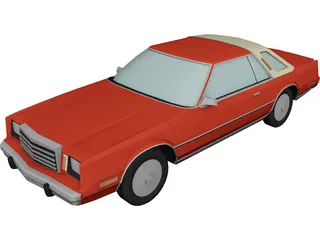 Dodge Mirada (1980) 3D Model