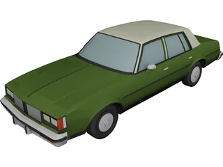 Oldsmobile Cutlass Sedan (1985) 3D Model