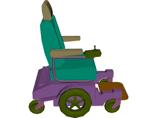 Pronto Wheelchair 3D Model 3D Preview
