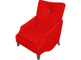Chair Lounge Princeton 3D Model