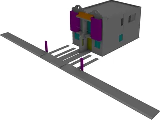 House Duplex 3D Model