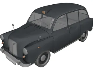 Austin FX4 Taxi 3D Model