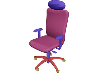 Chair Arms Headrest 3D Model