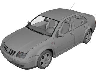 Volkswagen Bora 3D Model