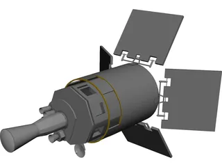 Defense Satellite (DSP) 3D Model 3D Preview
