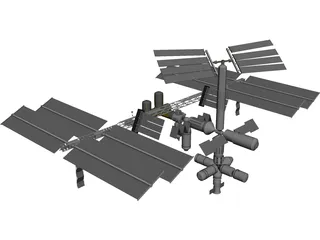 International Space Station 3D Model