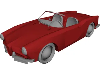 Alfa Romeo Guilietta Spider 3D Model 3D Preview