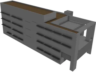 Generic Modern Building 3D Model