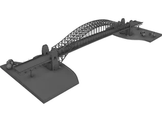 Iron Bridge 3D Model