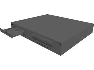 CD Player 3D Model