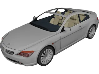 BMW 6-series Coupe 3D Model 3D Preview