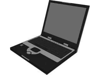 Dell Laptop Notebook 3D Model