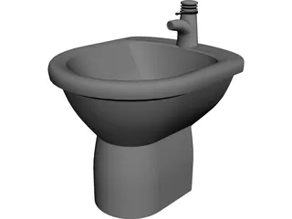 White Bidet 3D Model