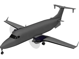 Beechcraft 1900-D 3D Model