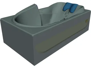 Custom Bathtub 3D Model