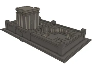 Second Temple 3D Model