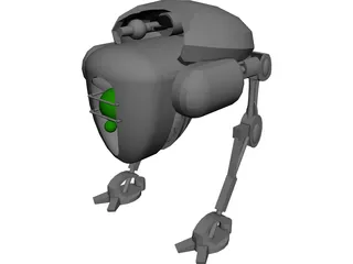 Martian Bombard 3D Model