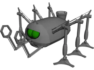 Martian Handling Machine 3D Model