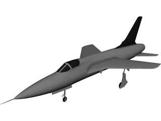 F-105 Thunderchief 3D Model