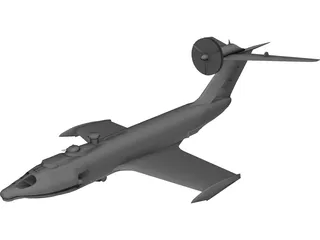 A-90 Orlenok Ekranoplane 3D Model