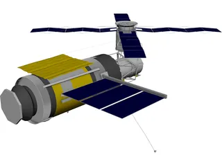 Skylab Space Station 3D Model