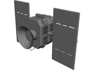 Navstar Satellite 3D Model