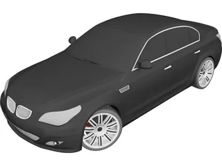 BMW M5 3D Model 3D Preview