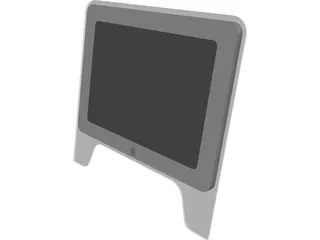 Monitor Flat Apple 3D Model 3D Preview