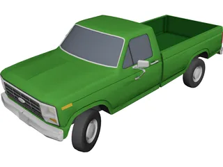Ford F-Series Truck (1984) 3D Model
