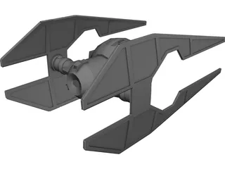 Star Wars Tie Intruder 3D Model