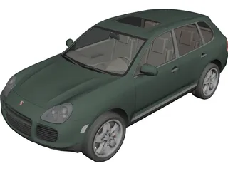 Porsche Cayenne Turbo (2005) 3D Model