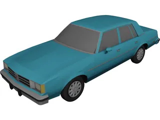 Oldsmobile Cutlass Brougham (1981) 3D Model