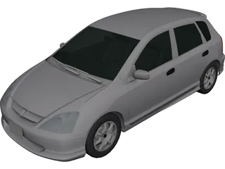 Honda Civic (2000) 3D Model