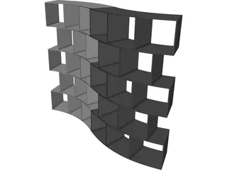 Storage Rack 3D Model