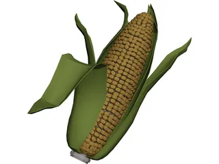 Corn 3D Model 3D Preview